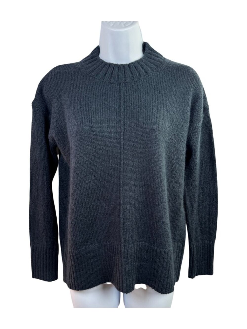 J.Crew Womens Blue Mock Neck Sweater Women size XXS Winter Fall Preppy